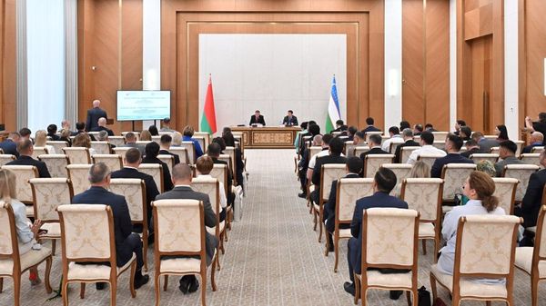 V Xive sostoyalsya uzbeksko-belorusskiy biznes-forum - Sputnik O‘zbekiston