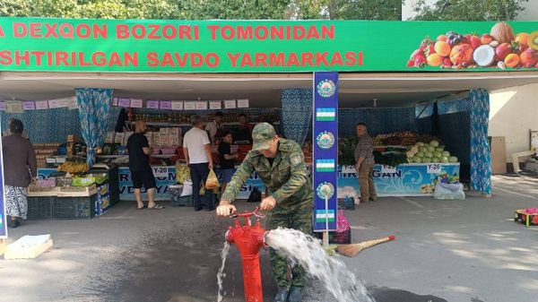Сегодня УЧС Ташкента проводит проверку противопожарного состояния рынков и ТЦ - Sputnik Узбекистан