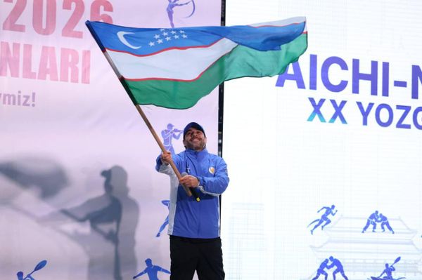 
Торжественная встреча сборной Узбекистана, принявшей участие в XX летних Азиатских играх Аичи–Нагоя 2026 - Sputnik Ўзбекистон