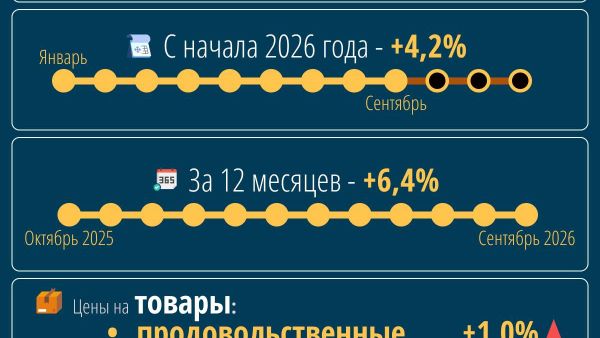 В сентябре 2026 года в Узбекистане зафиксировали инфляцию в 0,7% - Sputnik Узбекистан