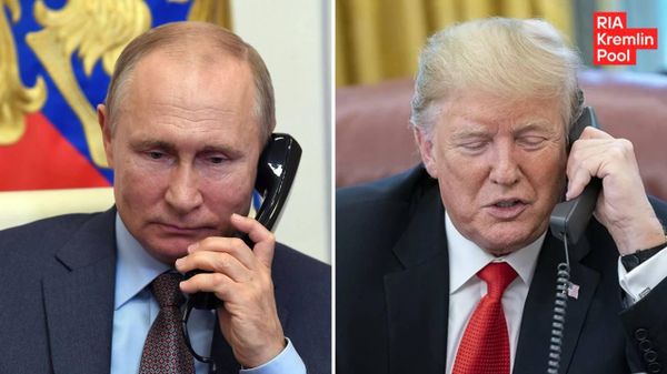 Трамп сообщил, что провел очень успешный разговор с Путиным - Sputnik Узбекистан
