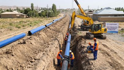 Централизованное водоснабжение в Узбекистане 