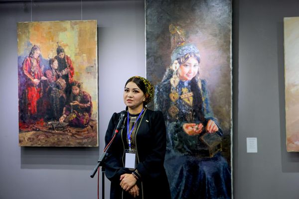 Выставка туркменских художников в Ташкенте Выставка туркменских художников в Ташкенте - Sputnik Узбекистан