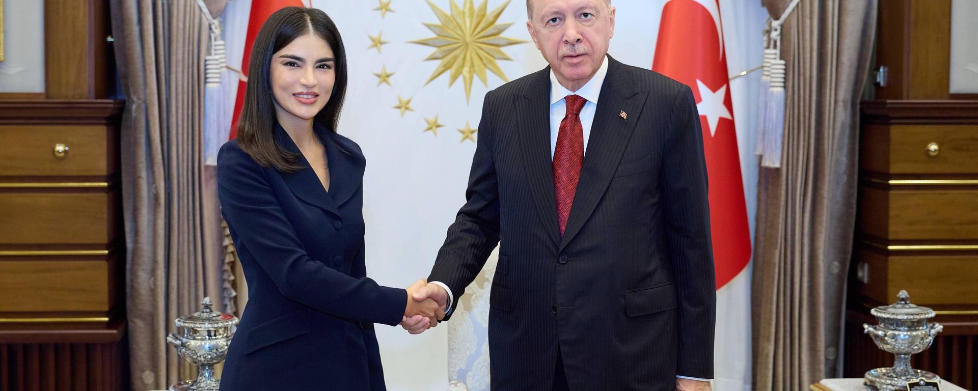 Saida Mirziyoyeva provela vstrechu s prezidentom Tursii Redjepom Erdoganom. - Sputnik O‘zbekiston, 1920, 16.10.2026