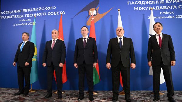 Zasedanie Yevraziyskogo mejpravitelstvennogo soveta v Minske. Arxivnoe foto - Sputnik O‘zbekiston