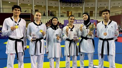 Таэквондисты Узбекистана завоевали 6 медалей на турнире Qatar Open 2026