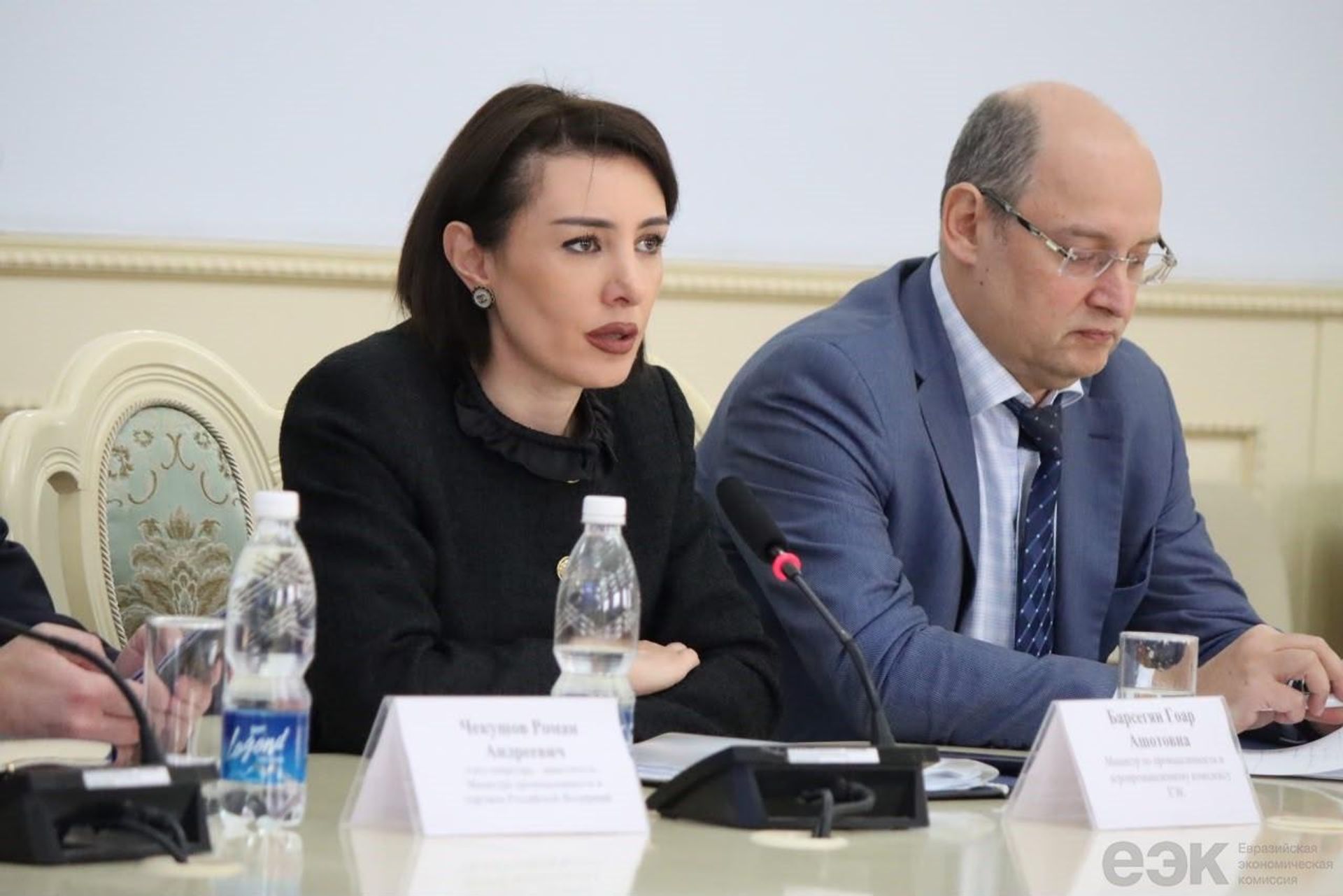 Гоар Барсегян провела в Бишкеке рабочие встречи по развитию АПК и промышленной кооперации в ЕАЭС Гоар Барсегян провела в Бишкеке рабочие встречи по развитию АПК и промышленной кооперации в ЕАЭС - Sputnik Узбекистан, 1920, 22.10.2026