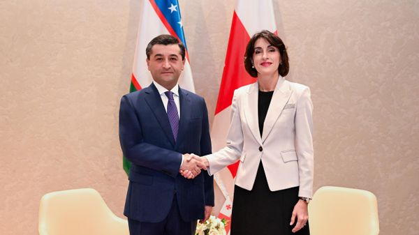 Бахтиёр Саидов провел  встречу с заместителем Премьер-министра и министром иностранных дел Грузии.  - Sputnik Узбекистан