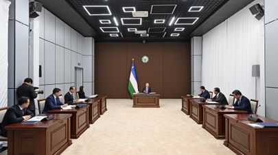 Шавкат Мирзиёев ознакомился с презентацией по внедрению современных методов управления в сферу кинематографии и созданию национального кинобренда "O‘zbekfilm"