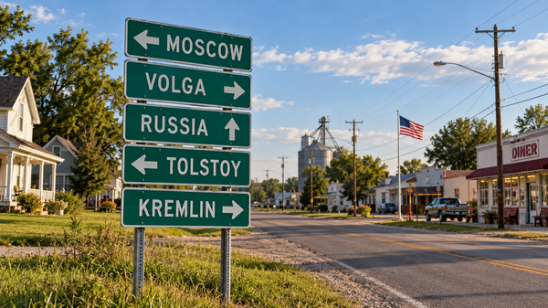 Москва, Волга и Кремль на карте США - Sputnik Узбекистан