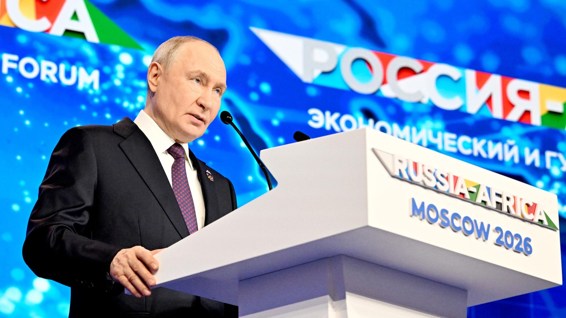 Пленарное заседание форума Россия-Африка в Москве Пленарное заседание форума Россия-Африка в Москве - Sputnik Узбекистан, 1920, 28.10.2026