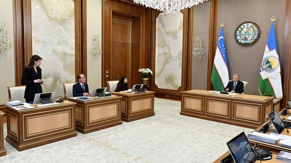 Мирзиёев ознакомился с презентацией инвестиционных проектов в медицине - Sputnik Ўзбекистон