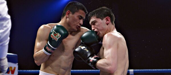 Узбекский боксер Хуршид Таджибаев Узбекский боксер Хуршид Таджибаев - Sputnik Узбекистан