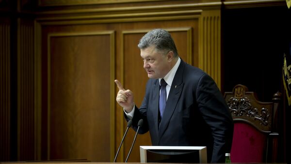 Ukraina prezidenti Petr Poroshenko - Sputnik O‘zbekiston