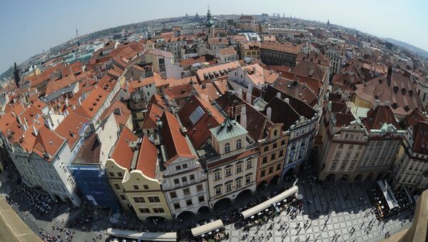 Вид на центр Праги. Чехия - Sputnik Ўзбекистон