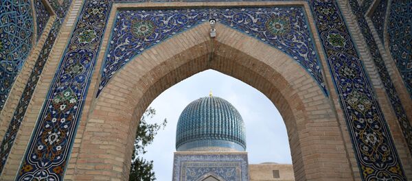 Гур-Эми́р — мавзолей Тамерлана (Амира Тимура) и его семьи (Тимуридов) в Самарканде Гур-Эми́р — мавзолей Тамерлана (Амира Тимура) и его семьи (Тимуридов) в Самарканде - Sputnik Ўзбекистон