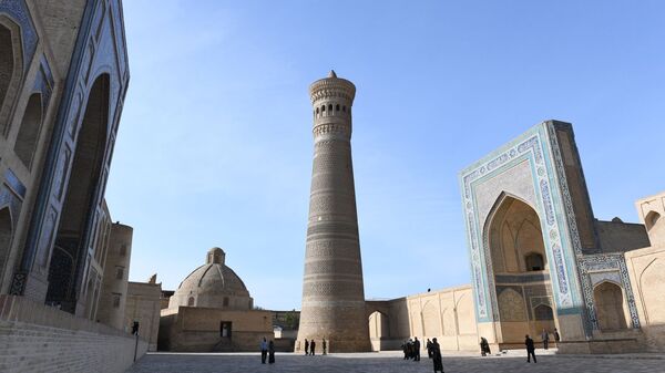 Minaret i mechet Kalyan, medrese Miri-Arab (Buxara) - Sputnik O‘zbekiston