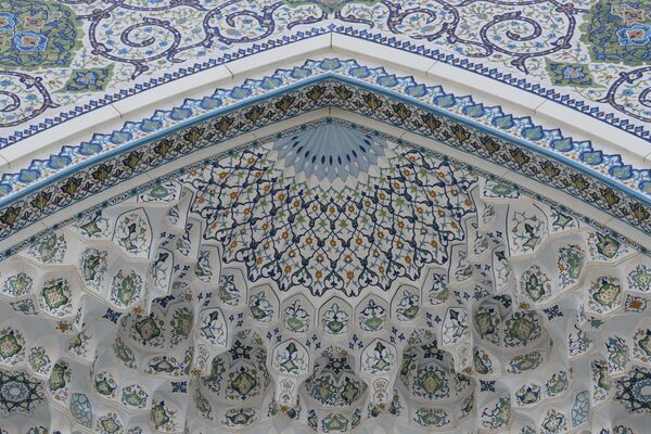 Орнамент у портала (арки) мечети Минор (Белая мечеть) - Sputnik Узбекистан