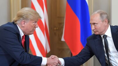 Встреча президента России Владимира Путина и президента США Дональда Трампа
