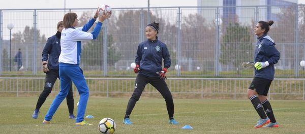 Сборная Узбекистана на CAFA Women’s Championship 2018 - Sputnik Узбекистан