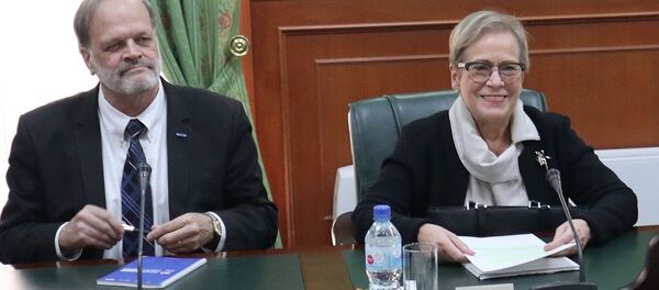 Встреча с директором Бюро ОБСЕ по демократическим институтам и правам человека (БДИПЧ) Ингибьёрг Солрун Гисладоттир - Sputnik Узбекистан