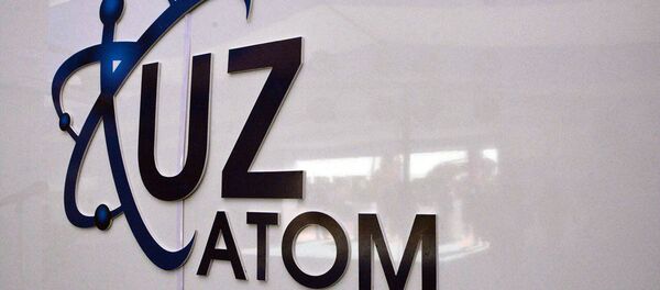 Logotip korporatsii Uzatom - Sputnik O‘zbekiston