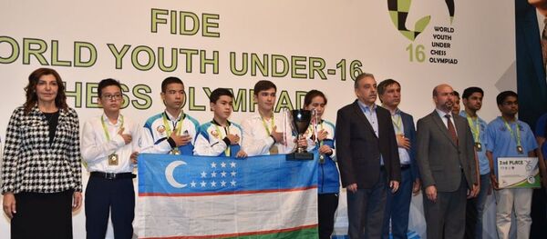 Сборная Узбекистана впервые выиграла всемирную шахматную олимпиаду Сборная Узбекистана впервые выиграла всемирную шахматную олимпиаду - Sputnik Узбекистан