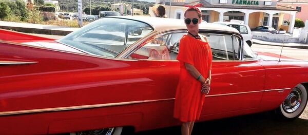 Анна Веч на итальянском острове Сардиния Анна Веч на итальянском острове Сардиния - Sputnik Ўзбекистон