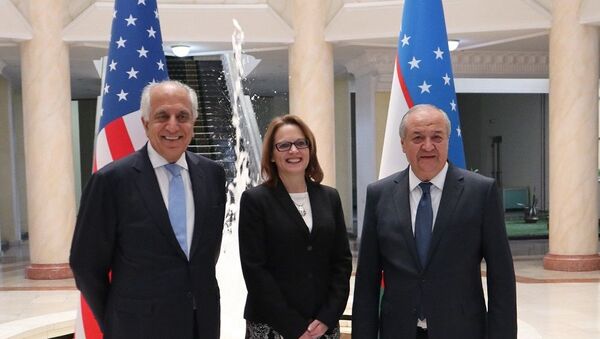 Министр иностранных дел Узбекистана Абдулазиз Камилов встретился со спецпредставителем госсекретаря США по афганскому примирению Залмаем Халилзадом - Sputnik Узбекистан