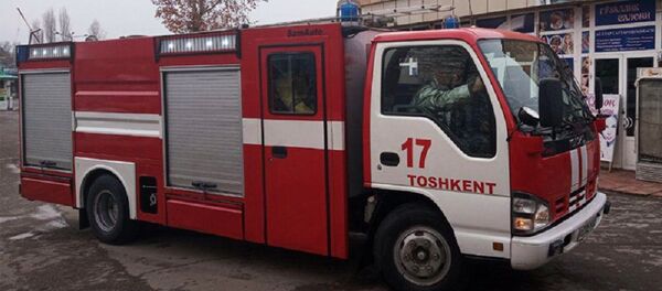 Пожарно-тактические учения на рынке Чилонзор буюм савдо комплекси Пожарно-тактические учения на рынке Чилонзор буюм савдо комплекси - Sputnik Ўзбекистон