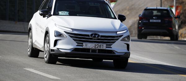 Автомобиль Hyundai Nexo Автомобиль Hyundai Nexo - Sputnik Ўзбекистон