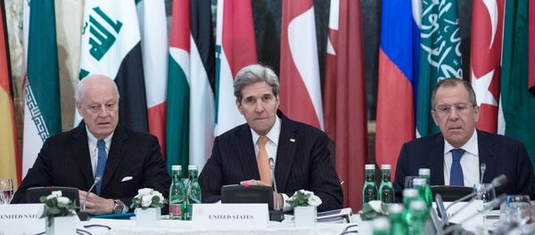 Встреча по вопросам сирийского урегулирования в Вене Встреча по вопросам сирийского урегулирования в Вене - Sputnik Узбекистан