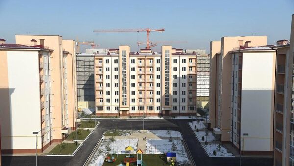 Строительство домов в Сергелийском районе Ташкента - Sputnik Ўзбекистон