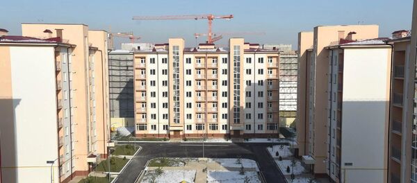 Строительство домов в Сергелийском районе Ташкента Строительство домов в Сергелийском районе Ташкента - Sputnik Ўзбекистон