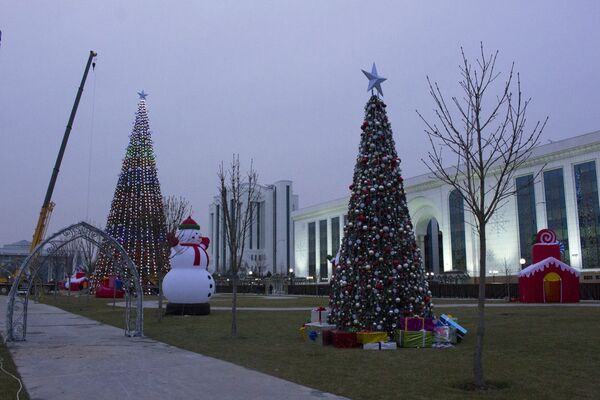 Новогодние елки в Ташкенте - Sputnik Узбекистан