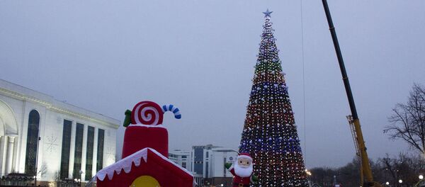 Главная новогодняя елка в Ташкенте Главная новогодняя елка в Ташкенте - Sputnik Узбекистан