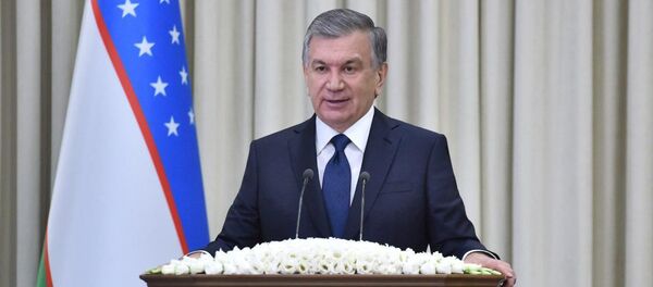 Президент Узбекистана Шавкат Мирзиёев на расширенном совещании с сотрудниками СГБ Президент Узбекистана Шавкат Мирзиёев на расширенном совещании с сотрудниками СГБ - Sputnik Ўзбекистон