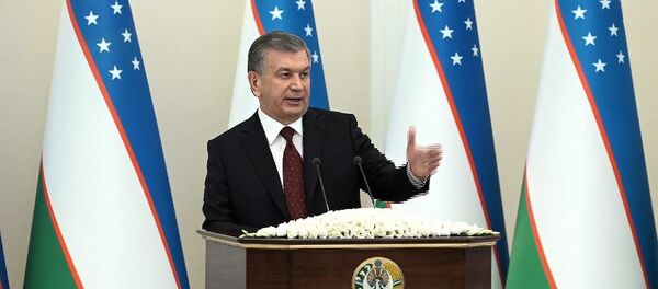 Президент Узбекистана Шавкат Мирзиёев Президент Узбекистана Шавкат Мирзиёев - Sputnik Ўзбекистон