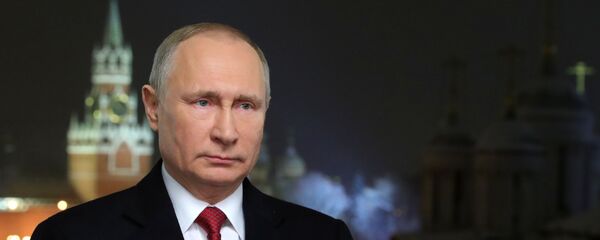 Novogodnee obrashenie prezidenta RF V. Putina Novogodnee obrashenie prezidenta RF V. Putina - Sputnik O‘zbekiston