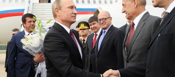 Президент РФ В.Путин принимает участие в саммите G20 в Турции - Sputnik Узбекистан