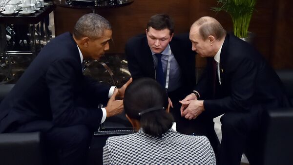 Владимир Путин и Барак Обама провели неформальную встречу на саммите G20 - Sputnik Узбекистан
