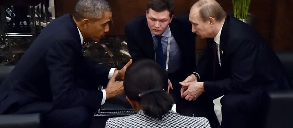 Владимир Путин и Барак Обама провели неформальную встречу на саммите G20 - Sputnik Узбекистан