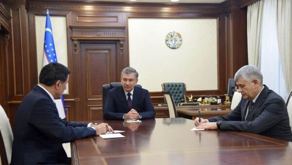 Шавкат Мирзиёев принял вновь назначенного Генерального секретаря Шанхайской организации сотрудничества - Sputnik Ўзбекистон