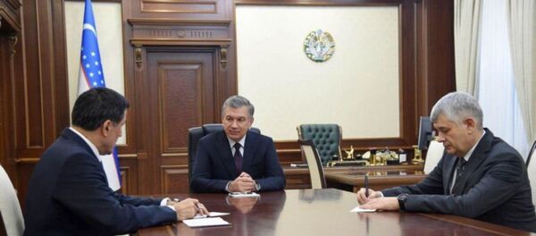 Шавкат Мирзиёев принял вновь назначенного Генерального секретаря Шанхайской организации сотрудничества Шавкат Мирзиёев принял вновь назначенного Генерального секретаря Шанхайской организации сотрудничества - Sputnik Узбекистан