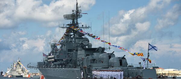 Репетиция парада ВМФ в регионах России Репетиция парада ВМФ в регионах России - Sputnik Ўзбекистон