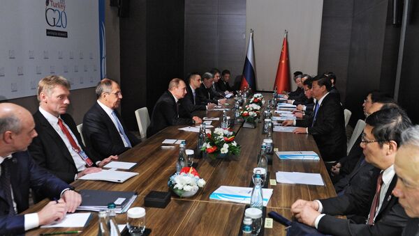 Президент РФ В.Путин принимает участие в саммите G20 в Турции - Sputnik Узбекистан