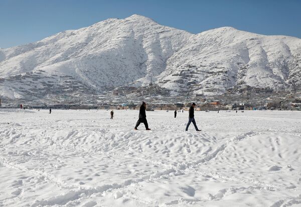 После первого снегопада в Кабуле - Sputnik Узбекистан