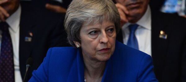Premyer-ministr Velikobritanii Tereza Mey na sammite glav gosudarstv i glav pravitelstv stran-uchastnis Severoatlanticheskogo alyansa (NATO) v novoy shtab-kvartire NATO v Brussele. Premyer-ministr Velikobritanii Tereza Mey na sammite glav gosudarstv i glav pravitelstv stran-uchastnis Severoatlanticheskogo alyansa (NATO) v novoy shtab-kvartire NATO v Brussele. - Sputnik O‘zbekiston