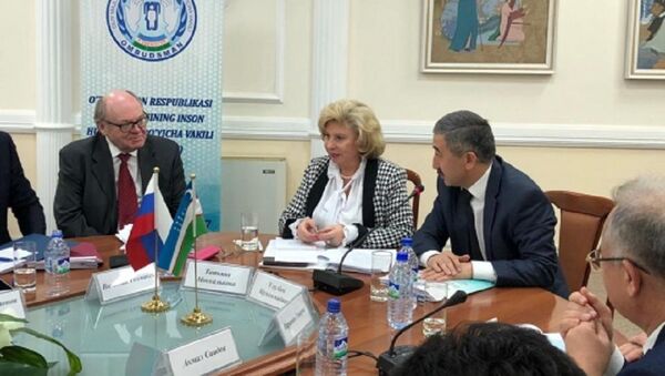 Уполномоченный по правам человека в РФ Татьяна Москалькова выступила на круглом столе, посвященном взаимодействию институтов омбудсмена Узбекистана и России - Sputnik Узбекистан