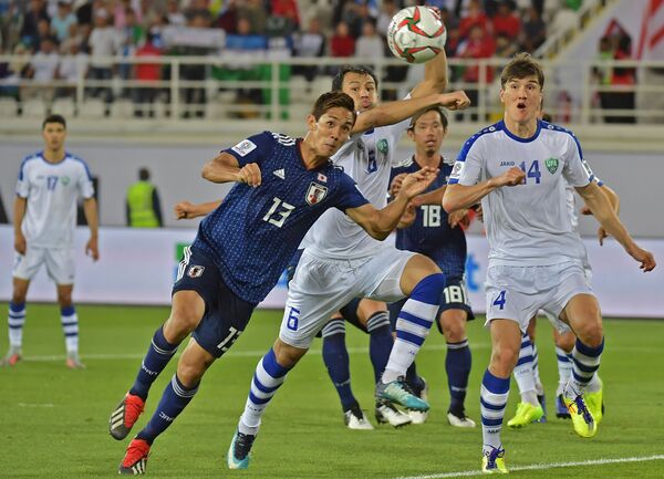 Матч сборных Японии и Узбекистана на Кубке Азии - 2019 - Sputnik Узбекистан